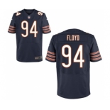 Men's Nike Chicago Bears #94 Leonard Floyd Elite Navy Blue Team Color NFL Jersey