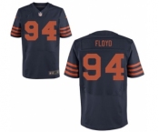 Men's Nike Chicago Bears #94 Leonard Floyd Elite Navy Blue Throwback Alternate NFL Jersey