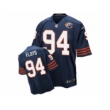 Men's Nike Chicago Bears #94 Leonard Floyd Elite Navy Blue Throwback NFL Jersey