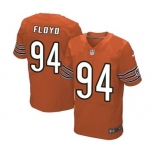 Men's Nike Chicago Bears #94 Leonard Floyd Elite Orange Alternate NFL Jersey