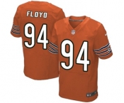 Men's Nike Chicago Bears #94 Leonard Floyd Elite Orange Alternate NFL Jersey