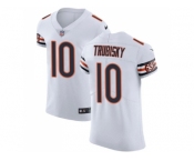 Nike Chicago Bears #10 Mitchell Trubisky White Men Stitched NFL Vapor Untouchable Elite Jersey