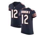 Nike Chicago Bears #12 Allen Robinson II Navy Blue Team Color Men Stitched NFL Vapor Untouchable Elite Jersey