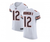 Nike Chicago Bears #12 Allen Robinson II White Men Stitched NFL Vapor Untouchable Elite Jersey