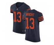 Nike Chicago Bears #13 Kendall Wright Navy Blue Alternate Men Stitched NFL Vapor Untouchable Elite Jersey