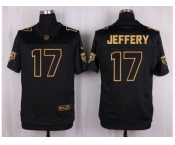 Nike Chicago Bears #17 Alshon Jeffery Black Pro Line Gold Collection Jersey[Elite]