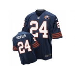 Nike Chicago Bears #24 Jordan Howard Navy Blue Throwback Men's Stitched NFL Elite Jersey