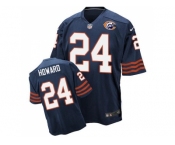 Nike Chicago Bears #24 Jordan Howard Navy Blue Throwback Men's Stitched NFL Elite Jersey