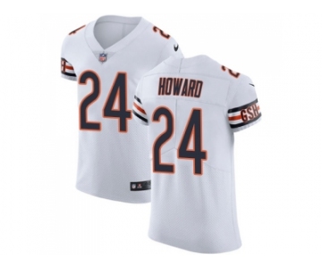 Nike Chicago Bears #24 Jordan Howard White Men Stitched NFL Vapor Untouchable Elite Jersey