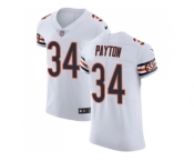 Nike Chicago Bears #34 Walter Payton White Men Stitched NFL Vapor Untouchable Elite Jersey