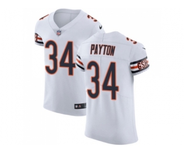 Nike Chicago Bears #34 Walter Payton White Men Stitched NFL Vapor Untouchable Elite Jersey