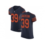 Nike Chicago Bears #39 Eddie Jackson Navy Blue Alternate Men Stitched NFL Vapor Untouchable Elite Jersey