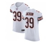 Nike Chicago Bears #39 Eddie Jackson White Men Stitched NFL Vapor Untouchable Elite Jersey