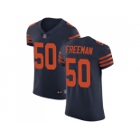 Nike Chicago Bears #50 Jerrell Freeman Navy Blue Alternate Men Stitched NFL Vapor Untouchable Elite Jersey