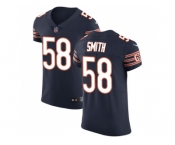 Nike Chicago Bears #58 Roquan Smith Navy Blue Team Color Men Stitched NFL Vapor Untouchable Elite Jersey