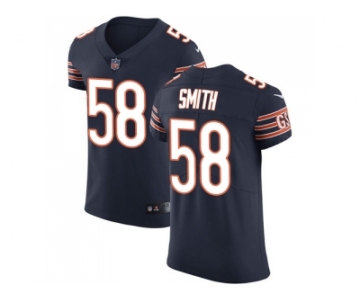 Nike Chicago Bears #58 Roquan Smith Navy Blue Team Color Men Stitched NFL Vapor Untouchable Elite Jersey