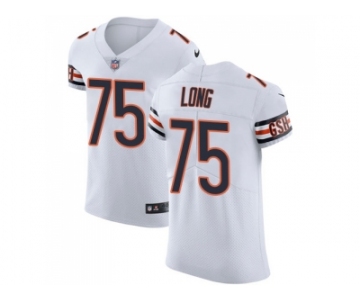 Nike Chicago Bears #75 Kyle Long White Men Stitched NFL Vapor Untouchable Elite Jersey