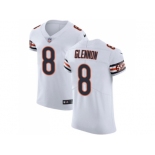 Nike Chicago Bears #8 Mike Glennon White Men Stitched NFL Vapor Untouchable Elite Jersey