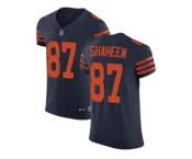 Nike Chicago Bears #87 Adam Shaheen Navy Blue Alternate Men Stitched NFL Vapor Untouchable Elite Jersey