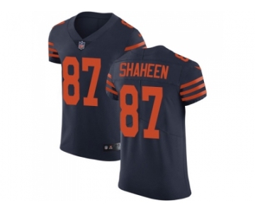 Nike Chicago Bears #87 Adam Shaheen Navy Blue Alternate Men Stitched NFL Vapor Untouchable Elite Jersey