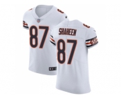 Nike Chicago Bears #87 Adam Shaheen White Men Stitched NFL Vapor Untouchable Elite Jersey