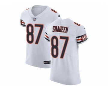 Nike Chicago Bears #87 Adam Shaheen White Men Stitched NFL Vapor Untouchable Elite Jersey