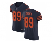 Nike Chicago Bears #89 Mike Ditka Navy Blue Alternate Men Stitched NFL Vapor Untouchable Elite Jersey