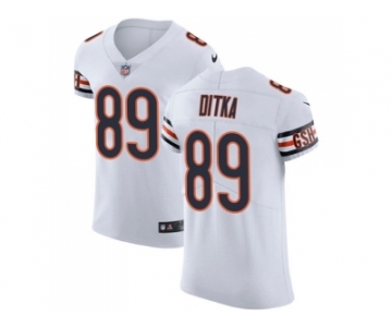 Nike Chicago Bears #89 Mike Ditka White Men Stitched NFL Vapor Untouchable Elite Jersey