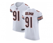 Nike Chicago Bears #91 Eddie Goldman White Men Stitched NFL Vapor Untouchable Elite Jersey