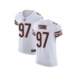 Nike Chicago Bears #97 Willie Young White Men Stitched NFL Vapor Untouchable Elite Jersey