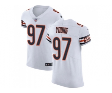 Nike Chicago Bears #97 Willie Young White Men Stitched NFL Vapor Untouchable Elite Jersey