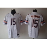 nike nfl jersey chicago bears #15 brandon marshall white[marshall][elite]