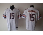 nike nfl jersey chicago bears #15 brandon marshall white[marshall][elite]