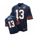 nike nfl jerseys chicago bears #13 Kevin White Throwback blue[Elite]