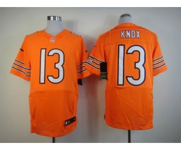 nike nfl jerseys chicago bears #13 knox orange[Elite]