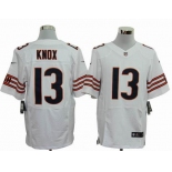 nike nfl jerseys chicago bears #13 knox white[elite]