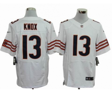 nike nfl jerseys chicago bears #13 knox white[elite]