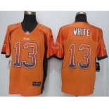 nike nfl jerseys chicago bears #13 white orange[Elite drift fashion]][white]