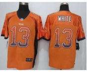 nike nfl jerseys chicago bears #13 white orange[Elite drift fashion]][white]