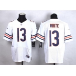 nike nfl jerseys chicago bears #13 white white[Elite]