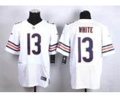 nike nfl jerseys chicago bears #13 white white[Elite]