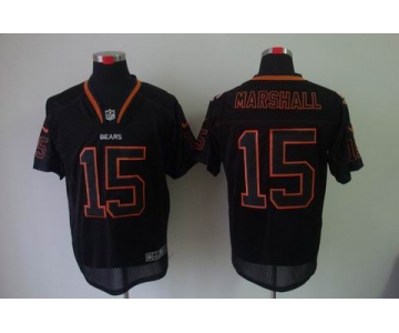 nike nfl jerseys chicago bears #15 brandon marshall black[Elite lights out]