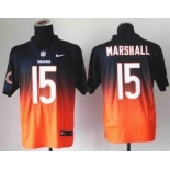 nike nfl jerseys chicago bears #15 brandon marshall blue-orange[Elite drift fashion][second version]