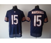 nike nfl jerseys chicago bears #15 marshall blue[marshall][elite]