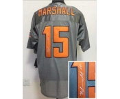 nike nfl jerseys chicago bears #15 marshall grey[Elite shadow signature]