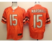 nike nfl jerseys chicago bears #15 marshall orange[marshall][elite]