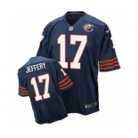 nike nfl jerseys chicago bears #17 Alshon Jeffery Throwback blue[Elite]