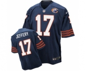 nike nfl jerseys chicago bears #17 Alshon Jeffery Throwback blue[Elite]