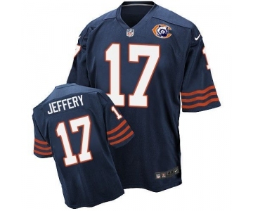 nike nfl jerseys chicago bears #17 Alshon Jeffery Throwback blue[Elite]