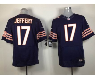 nike nfl jerseys chicago bears #17 alshon jeffery blue[Elite]